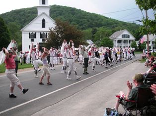 Morris dancers in Newfane